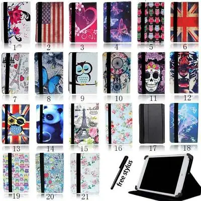 £3.99 • Buy PU Leather Tablet Stand Cover Case For Amazon Fire 7/HD 8/8 Plus/HD 10/10 Plus