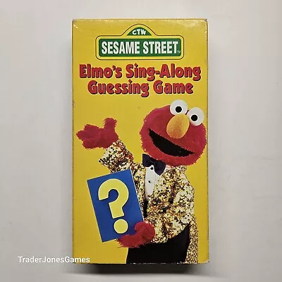 Sesame Street Elmo's Sing-A-Long Guessing Game (VHS) • $5.97