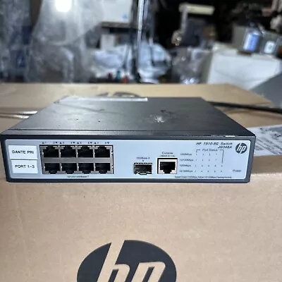 HP JG348A 1910-8G 8-Port Gigabit Managed Ethernet Switch • $45