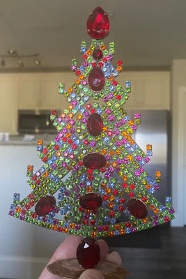 $125 • Buy Czech Vintage Crystal Tree