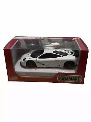 1995 McLaren F1 GTR KT5411 Diecast Model Toy Car 1:34 Scale WHITE BRAND NEW • £15