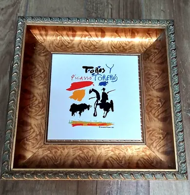 $79 • Buy PABLO PICASSO Toros Toreros Framed Tile