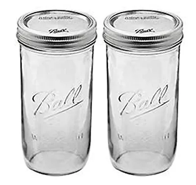 24 Oz Jar Wide Mouth 24 Ounce (Pack Of 2)Clear • $59.44