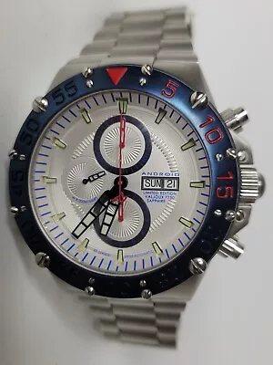 Android Divemaster Enforcer Swiss Automatic Chronograph Watch AD905 ETA 7750 • $765