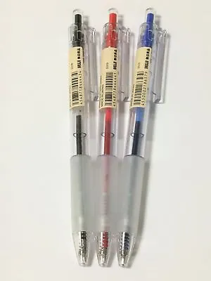 Muji Polycarbonate Rubber Grip Ball Point Pen 0.7mm 3 Color Select • $2.28
