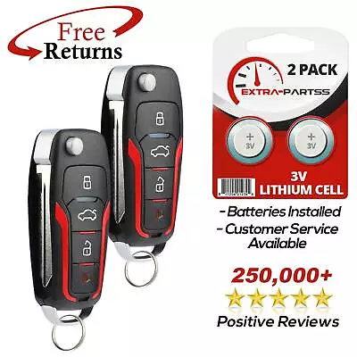 2 For 2005 2006 2007 2008 2009 Ford Mustang Keyless Entry Remote Fob Flip Key • $22.29