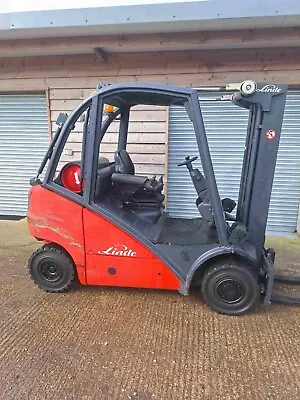 Linde H20t Gas Forklift 2 Ton 4.7 M Lift Height Container Stuffer Sidehsift • £3750