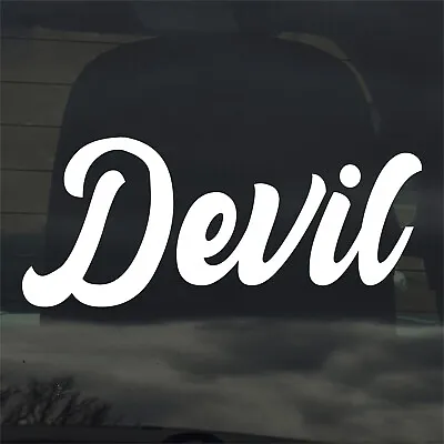 Devil Sticker Decal - Cute Fun Inspired - Tumbler Phone Laptop Car Window • $2.99