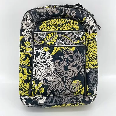 Vera Bradley Backpack Quilted Black Green Gray Baroque Back To School • $42