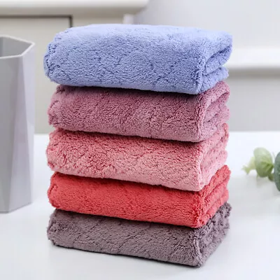 10 Pack Unpaper Towel Set Soft Absorbent Face Hand Cleaning Cloths 30x30CM • $11.99