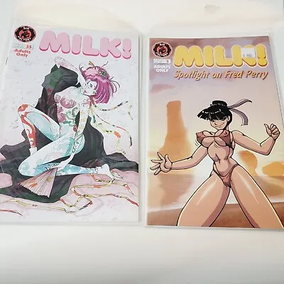 MILK! #3 & 35 Comics Radio Comix SPOTLIGHT ON FRED PERRY SPECIAL Mature Audience • $29.99