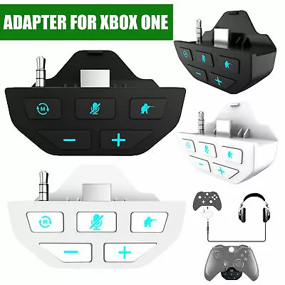 3.5mm Audio Gamepad Adapter Stereo Headset Converter For Xbox One Controller • $32.04