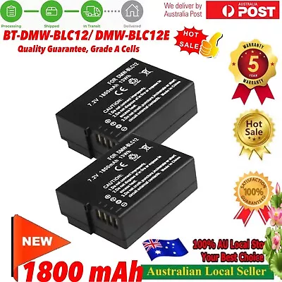 2x DMW BLC12 DMW-BLC12 For Panasonic Lumix DMC-G85FZ200FZ1000G5G6G7GH2GX8 • $46.80