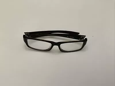 Oakley Gasket Black Red Eyeglasses FRAMES ONLY 53-18 136 Designer Unisex • $55