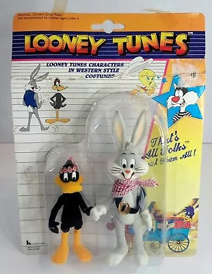 Vintage 1989 Libery Bell Looney Tunes Bugs Bunny Daffy Duck Western Costume NIB • $44.99