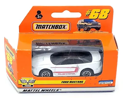 Matchbox Ford Mustang Coupe Hardtop White 1:64 Scale #68 • $8.95