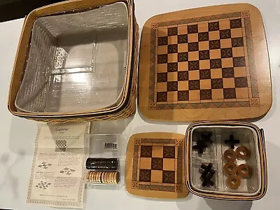 Longaberger Checkers And Chess Sets  • $195