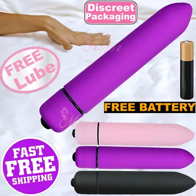 Bullet Vibrator Discreet Massager Wand G Spot Dildo Vibe Clit Stimulator Sex Toy • $11.95