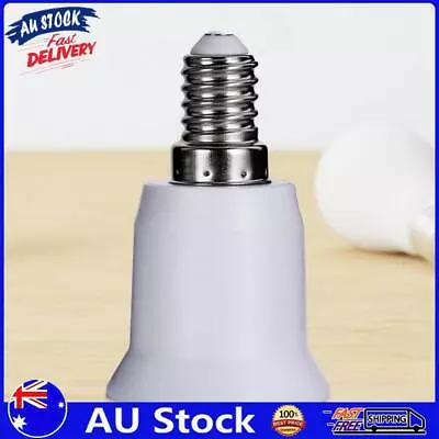 AU 5pcs E14 To E27 Base Screw Light Lamp Bulb Holder Adapter Socket Converter • $8.28