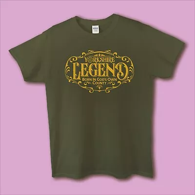 Men's/Ladies/Unisex Yorkshire Slogan T-shirt - 'Yorkshire Legend ...' • £12.49