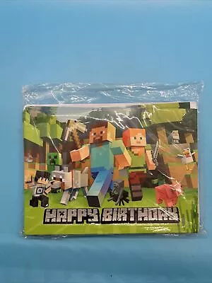 Minecraft Birthday Invitations Party Supplies 16pcs • $9.99