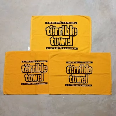 Pittsburgh Steelers Myron Cope’s Official The Terrible Towel - Lot Of 3 • $17.95