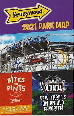 $2.99 • Buy 2021 Kennywood Park Brochure (guide Map) New Thrills On An Old Ride 