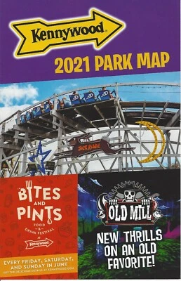 $2.99 • Buy 2021 Kennywood Park Brochure (guide Map) New Thrills On An Old Ride 