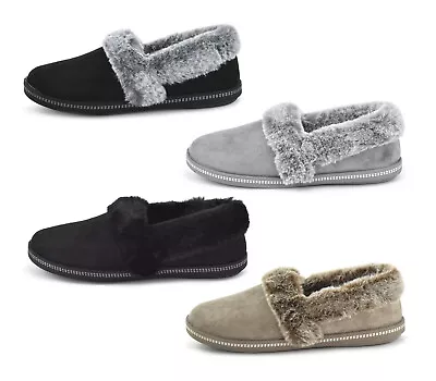 £24.90 • Buy Skechers Womens Slippers Cozy Campfire-Team Toasty 32777 Faux Fur Slippers