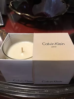 RARE CALVIN KLEIN NET WT 7.5 Oz SCENTED CANDLE *PETAL* • £33.21