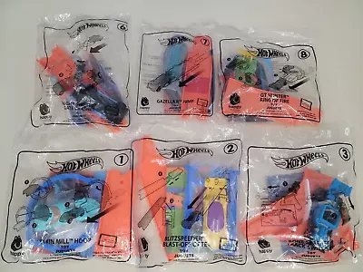 Mcdonalds 2019 Hot Wheels Happy Meal Lot Of 6 Sealed Toys • $19.98