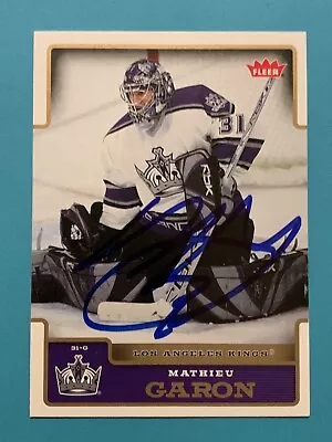 MATHIEU GARON (PENGUINS STANLEY CUP) Signed 2006-07 Fleer KINGS Autograph Auto • $4.99