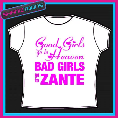 Zante Girls Holiday Hen Party Womens Ladies T Shirt  • £9.49