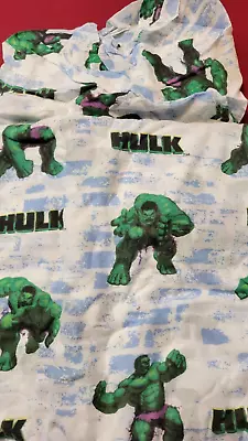 Vintage  The Incredible Hulk  Toddler Bed Fitted/twin Flat Sheet Nr • $9.99