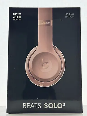 New Beats By Dr. Dre Solo3 Wireless On The Ear Headphones - Rose Gold • $120