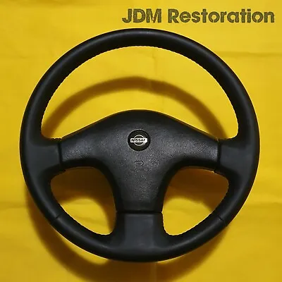 Nissan S13 180sx Steering Wheel Exchange Retrim Sr20 Ca18 S14 S15 Jdm Nismo  • $510