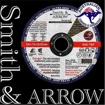 $59.94 • Buy 125mm CUTTING DISC 5  WHEEL THIN ANGLE GRINDER CUT OFF METAL STEEL STRIP 1mm X50