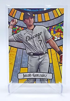 Jacob Gonzalez 2023 Bowman Stained Glass Chicago White Sox Q1898 • $0.99