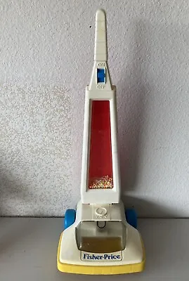 Vintage Fisher Price Magic Vac Vacuum Cleaner 1986 #2007 Pops Toddler Push Toy • $25