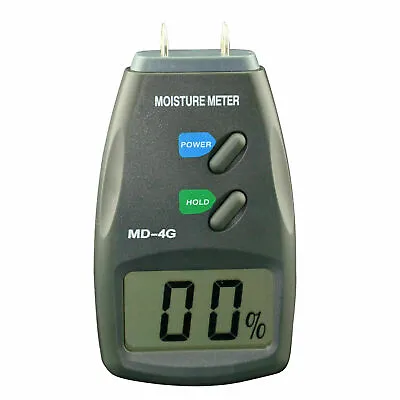 4-Pin Digital Moisture Meter Pro Damp Detector Timber Wood Tester Plaster Sensor • £19.99