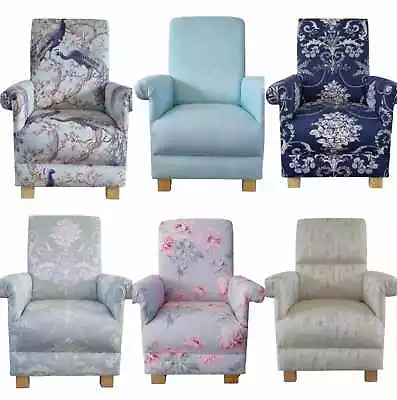 Laura Ashley Fabric Adult Armchairs Chairs Accent Nursery Bedroom Small Josette • £229.99