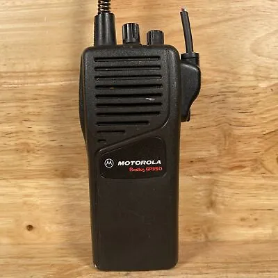 Motorola Radius GP350 Black VHF 16-Channel 2-Way Radio Walkie Talkie • $72.24