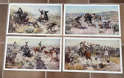 Vintage Charles M. Russell Cowboy Prints Pre 1950 • $25