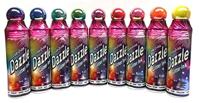 Dazzle Glitter Bingo Dauber / Dabber Ink 12-Pack - Mixed Colors • $41.58