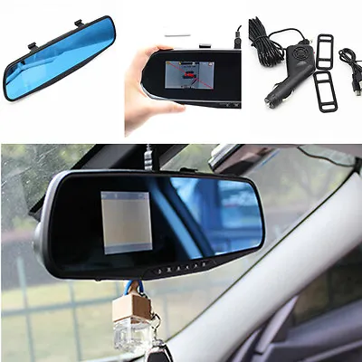 Car SUV Night 4.3   DVR Rearview Mirror Video Driving Recorder Camera Tachograp • £19.02