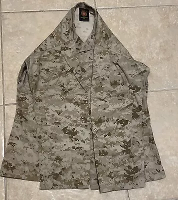 USMC Desert MARPAT Marine Corps MCCUU Camo Blouse Size Medium Regular NWT • $30