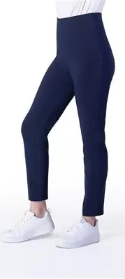 Maison De Nimes Bengaline Stretch Capri Trousers Navy Blue Large Bnwt  • £6.99