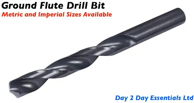 Quality Ground Flute HSS Jobber Drill Bit Metric & Imperial - 1.0mm - 13mm Sizes • £1.99