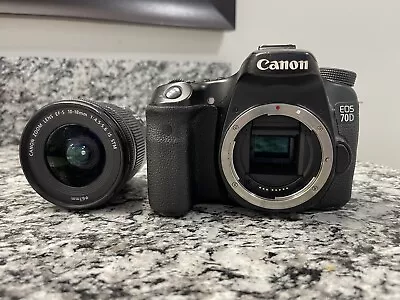 Canon 70d With 10-18mm Lens • $400