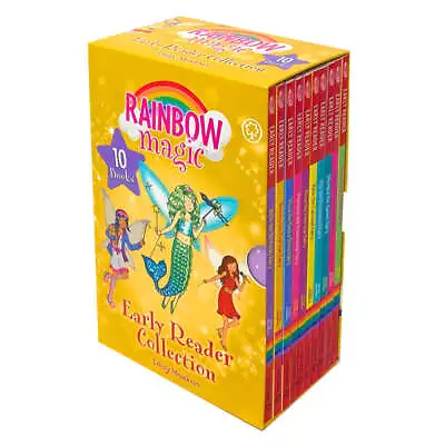 Rainbow Magic Early Reader Collection 10 Books Box Set By Daisy Meadows NEW • £18.70
